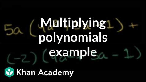 Multiplying Polynomials Example Polynomial And Rational Functions