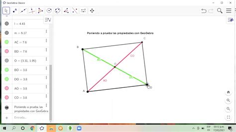 Propiedades De Las Diagonales Del Rect Ngulo Youtube