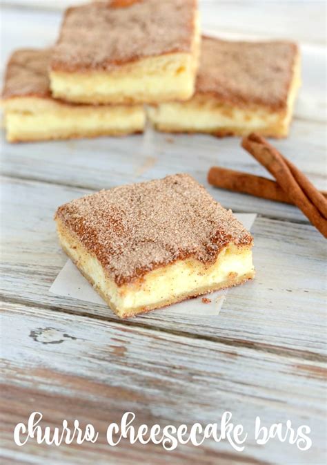 Churro Cheesecake Bars Lil Luna