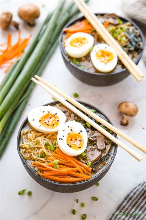 Easy Homemade Ramen Bowls Vegetarian The Busy Baker