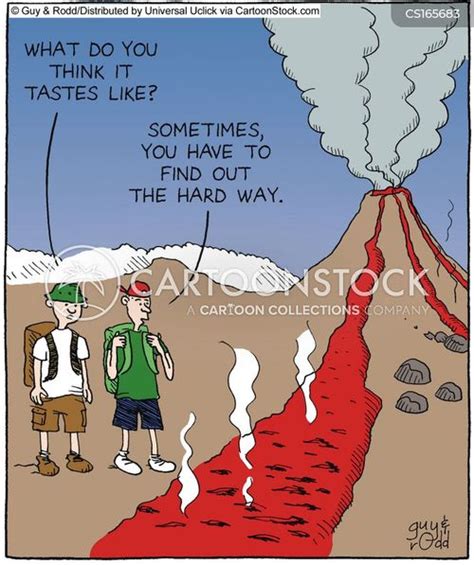 Volcanoes Cartoons And Comics Funny Pictures From Cartoonstock