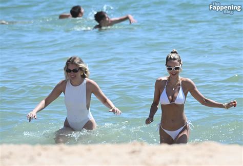 Sophie Hermann Looks Sexy In A White Bikini On The Beach Photos The Fappening News