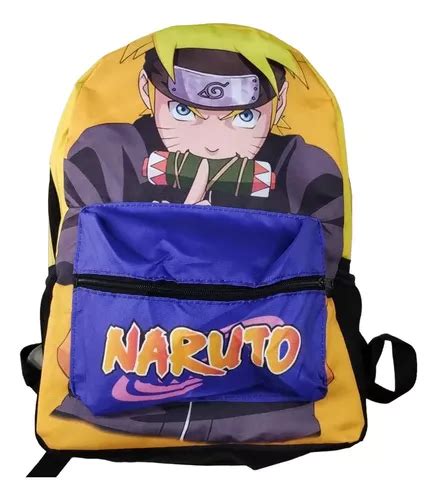 Mochila Naruto Uzumaki Rasengan Bolsa Escolar M048 Parcelamento Sem Juros