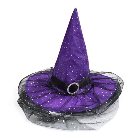 Sombrero Way To Celebrate Ce Bruja Morado Para Halloween Walmart