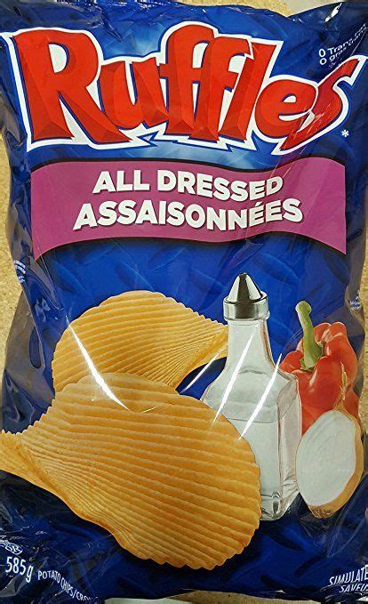 Lays Ruffles Potato Chips All Dressed585g206oz Imported From