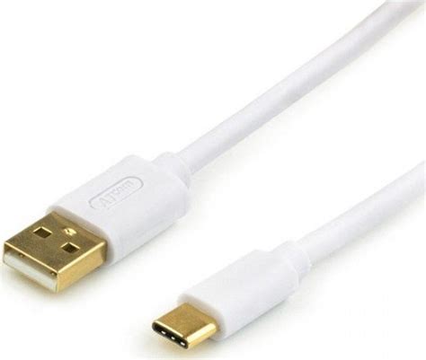 Кабель USB2 0 AM USB Type C ATcom 1 8 м White 13427 купить ELMIR