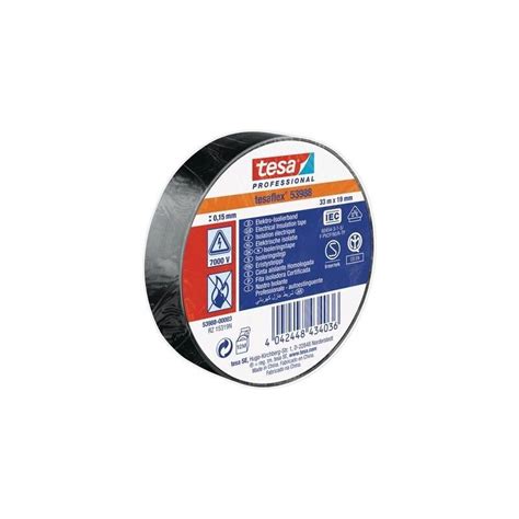 NASTRO PVC ISOLANTE IMQ TESA NERO MM 19 ML 33