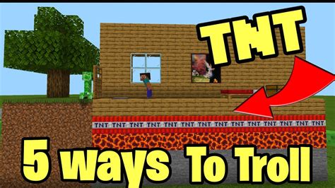 5 Ways To Troll Your Friends In Minecraft YouTube