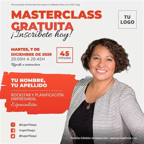 Plantillas De Masterclass Para Anunciar Tus Cursos