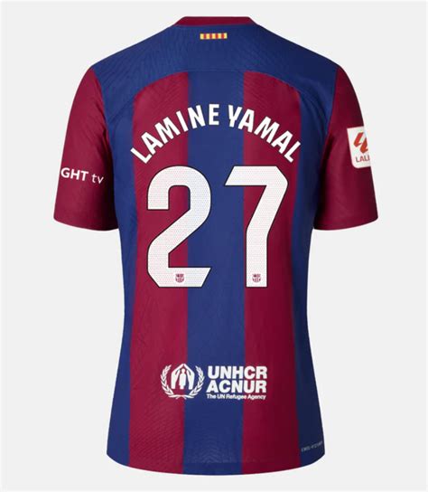 FC Barcelona Lamine Yamal 27 Heimtrikot Kinder Minikit 2023 2024