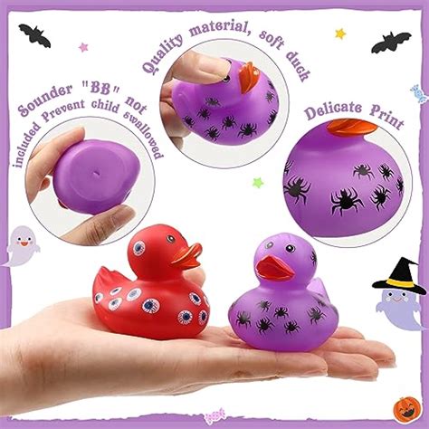 Jerify Pcs Mini Rubber Ducks Inch Halloween Rubber Ducks Assorted