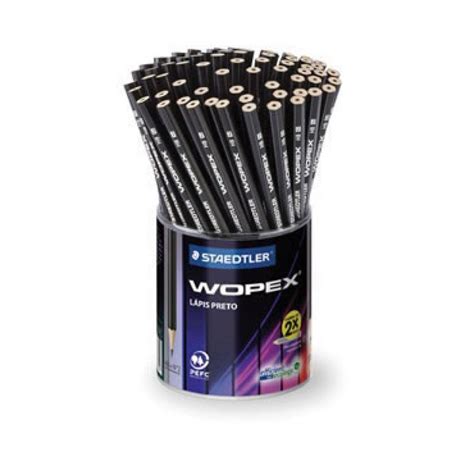 Lápis Preto Wopex Black Pacote 72 Unidades Staedtler 180 9 KPLC