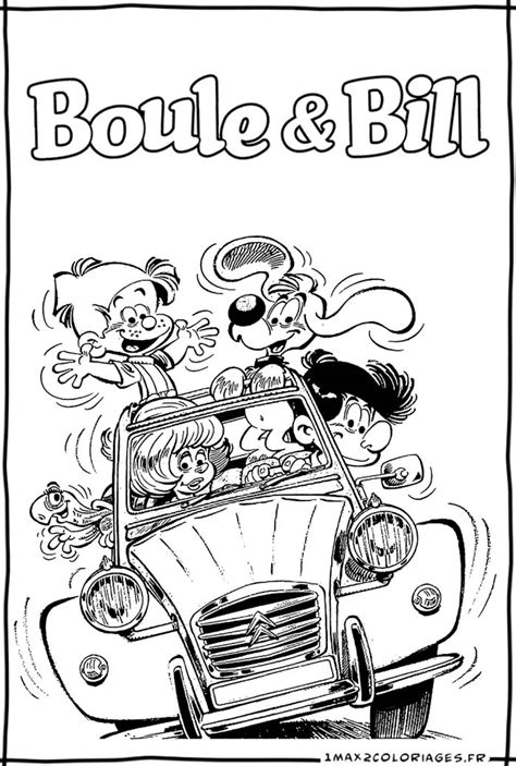 Coloriages De Boule Bill Boule Et Bill Le Film La Famille Boule Et