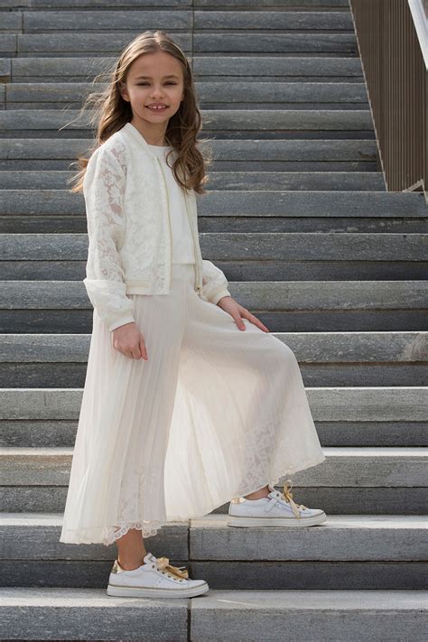 Twin set girl spring summer 2018 and Morelli shoes - Fannice Kids Fashion