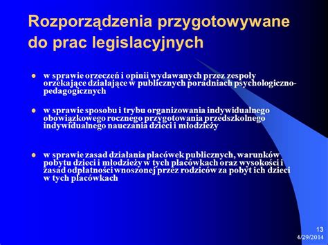 Nowelizacja Rozporz Dzenia W Sprawie Szczeg Owych Zasad Dzia Ania