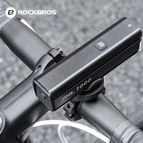 Rockbros Bike Front Light Ipx Waterproof Usb Rechargeable Bicycle