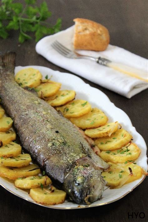 Hogar y Ocio Truchas al horno con jamón Trucha al horno Salmon