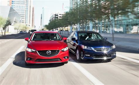 2014 Mazda 6 Grand Touring Vs 2013 Honda Accord Ex L Comparison Test