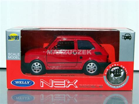 WELLY FIAT 126p MALUCH PRL METAL 1 34 Czerwony 12777171331