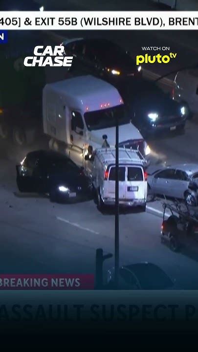 Assault Suspect Ends Police Chase With A Wrong Way Crash On The Freeway