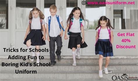 Tricks for Schools Adding Fun to Boring Kid’s School Uniform