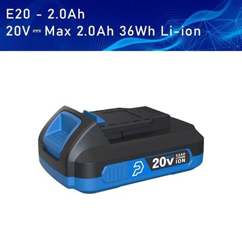 PROSTORMER 2000mAh/4000mAh work on 20V Lithium-Ion series Cordless ...