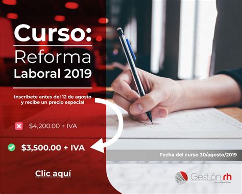 Curso Reforma Laboral 2019 Gestionrh