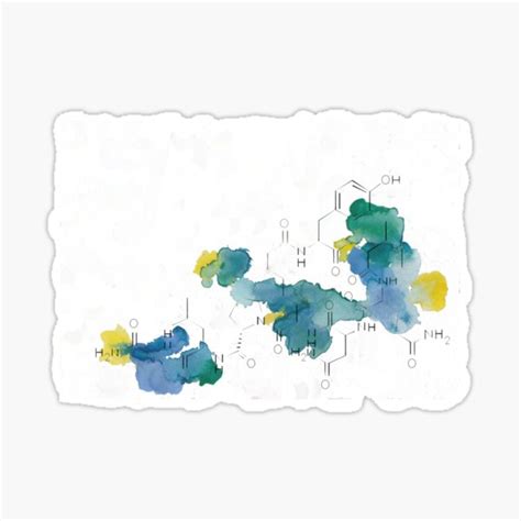 Oxytocin Sticker For Sale By Indigoamber Redbubble