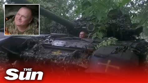 Ukrainian Colonel Captures And Drives Off With Russian T 90 Tank YouTube