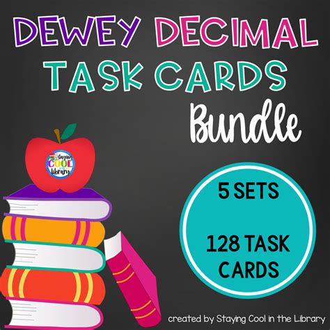 Dewey Decimal Task Cards Bundle