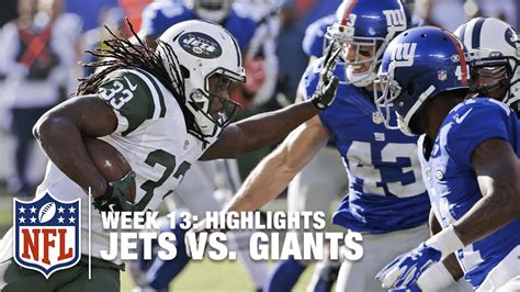 Jets Vs Giants Week 13 Highlights NFL YouTube