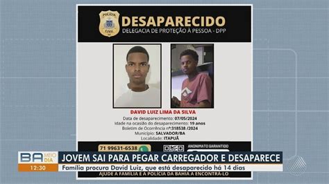 Jovem De Anos Desaparece Em Salvador Ap S Sair De Casa Para Buscar