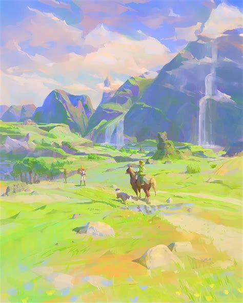 The Legend of Zelda - Breathtaking Concept Art - Paintable