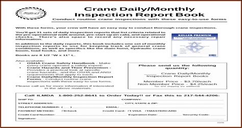 Osha Annual Crane Inspection Form Form Resume Examples Gx3gayo1xb