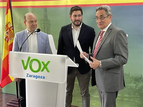 Elecciones autonómicas en Aragón 2023 Vox en Aragón centra su programa