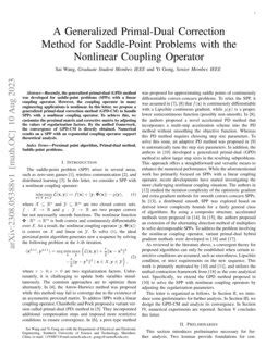 A Generalized Primal Dual Correction Method For Saddle Point Problems