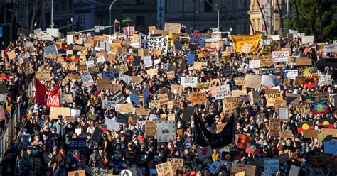 Huge Crowds Around The Globe March In Solidarity Against Police