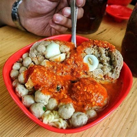 Resep Bakso Mercon Pentol Pedas Hijab Casual