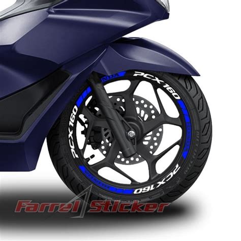 Jual Sticker Striping Cutting Honda Pcx 160 Hitam Sporty Shopee Indonesia