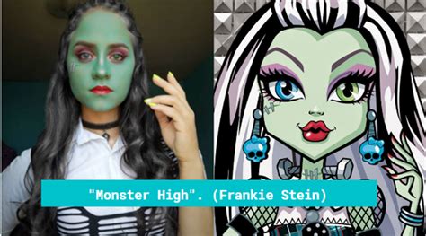 Desafío De Maquillaje Monster High Frankie Stein Monster High Makeup Challenge Frankie