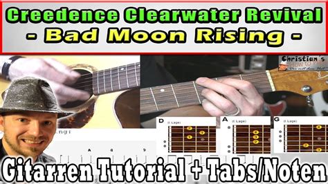 Creedence Clearwater Revival Bad Moon Rising Anf Nger Akustik