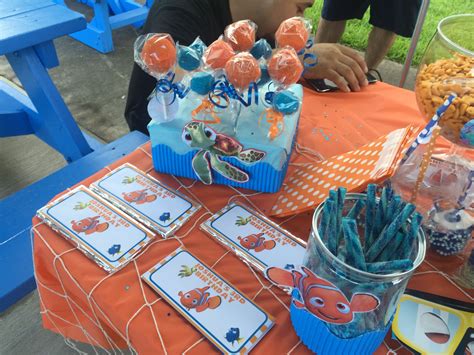 Finding nemo party ideas | Nemo party, Finding nemo party, Finding nemo