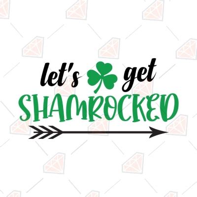 Let S Get Shamrocked Svg Funny St Patrick S Shirt Design Premiumsvg