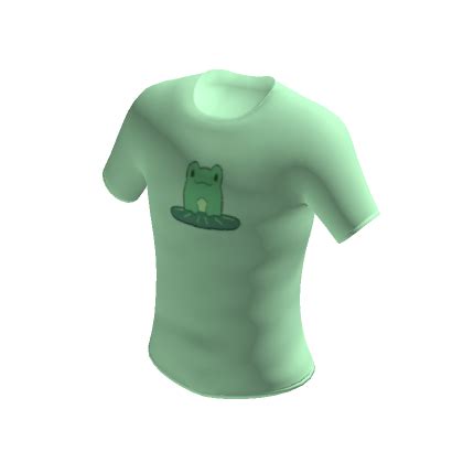 Cute Green Frog Crew Neck T Shirt Roblox Item Rolimon S