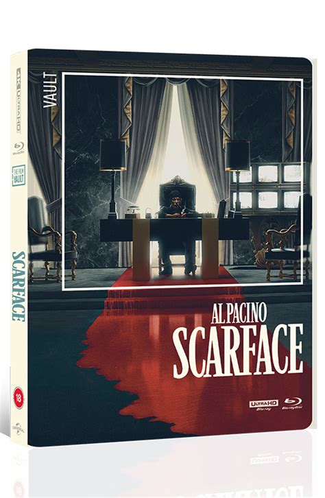 Scarface Steelbook 4K Ultra HD Blu Ray Vault Edition PLAION