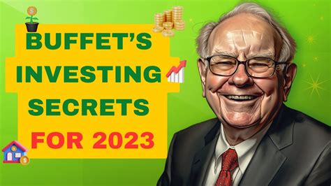 Warren Buffett Explains How To Invest In 2023 YouTube