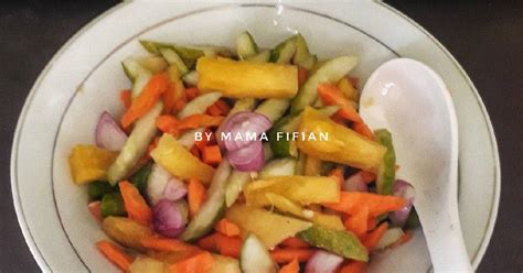 Resep Acar Wortel Timun Nanas Oleh Lanjarsih Mama Fifian