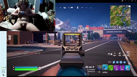 PLAYING FORTNITE NAKED PART