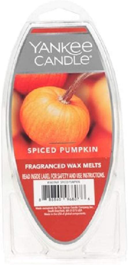 Yankee Candle Spiced Pumpkin 6 Pack Fragranced Wax Melts