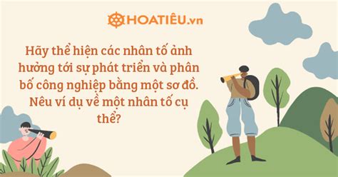 Hãy Thể Hiện Các Nhân Tố ảnh Hưởng Tới Sự Phát Triển Và Phân Bố Công